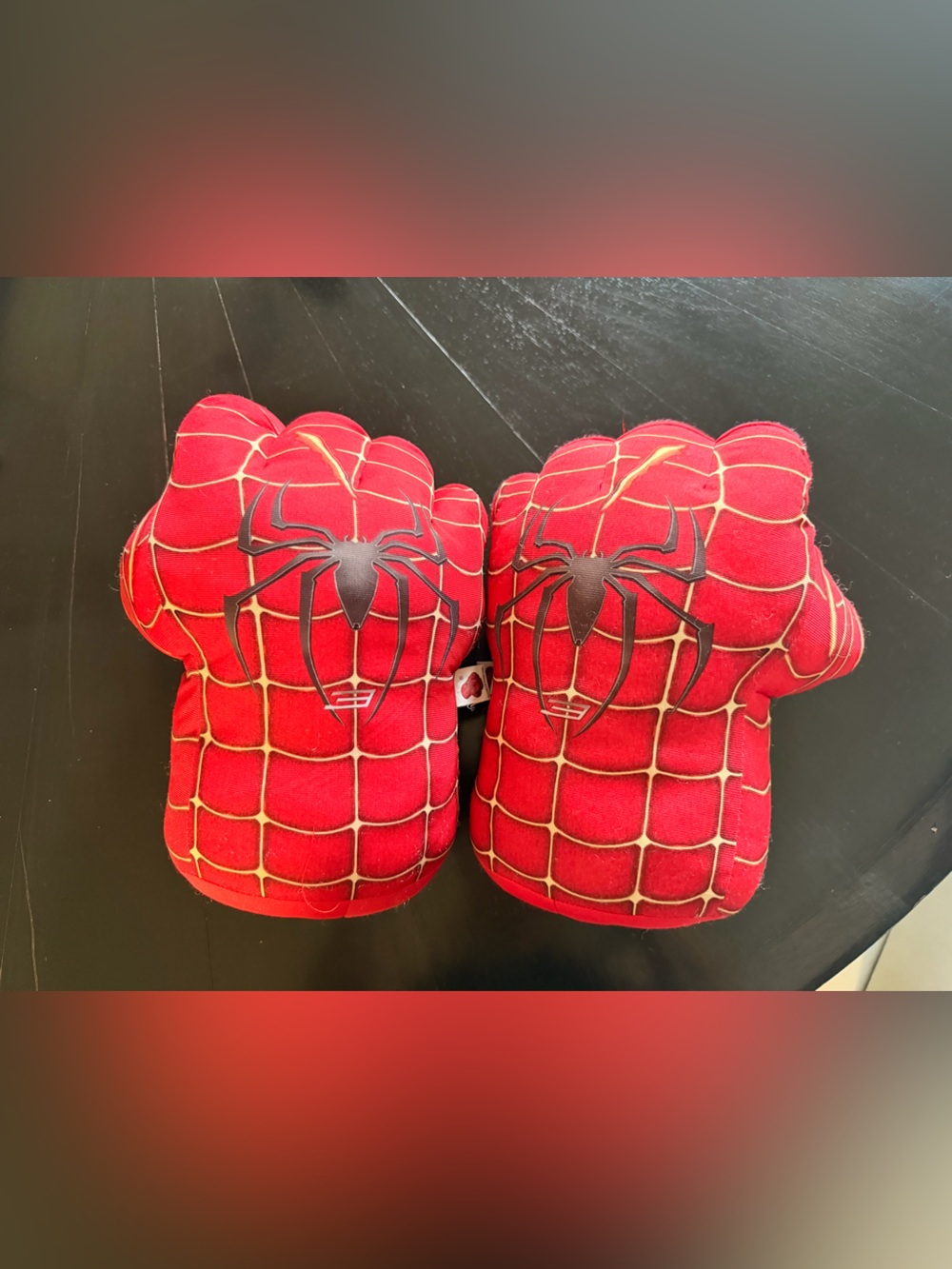 Marvel Red Spider-Man Plush Punching gloves